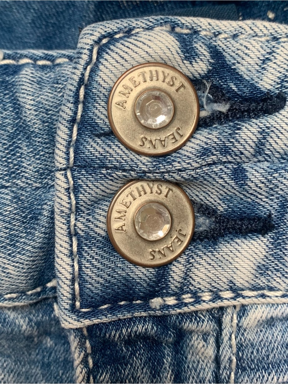 Amethyst Jeans Light Blue Women's Skinny Jeans - Picture 3 of 8